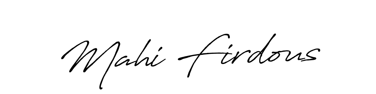 Best and Professional Signature Style for Mahi Firdous. Antro_Vectra_Bolder Best Signature Style Collection. Mahi Firdous signature style 7 images and pictures png