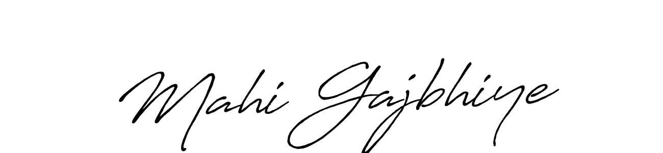 It looks lik you need a new signature style for name Mahi Gajbhiye. Design unique handwritten (Antro_Vectra_Bolder) signature with our free signature maker in just a few clicks. Mahi Gajbhiye signature style 7 images and pictures png