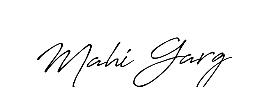 How to make Mahi Garg signature? Antro_Vectra_Bolder is a professional autograph style. Create handwritten signature for Mahi Garg name. Mahi Garg signature style 7 images and pictures png