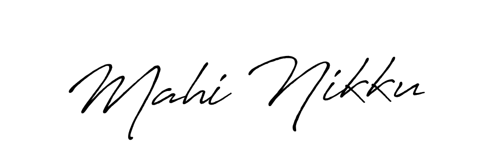 You can use this online signature creator to create a handwritten signature for the name Mahi Nikku. This is the best online autograph maker. Mahi Nikku signature style 7 images and pictures png