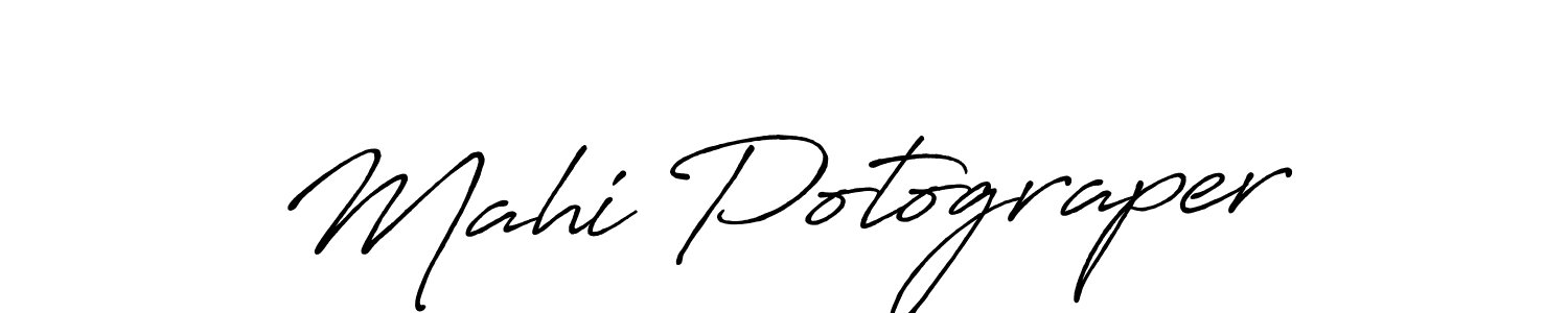 This is the best signature style for the Mahi Potograper name. Also you like these signature font (Antro_Vectra_Bolder). Mix name signature. Mahi Potograper signature style 7 images and pictures png