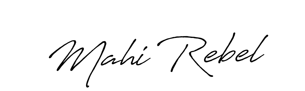 Make a short Mahi Rebel signature style. Manage your documents anywhere anytime using Antro_Vectra_Bolder. Create and add eSignatures, submit forms, share and send files easily. Mahi Rebel signature style 7 images and pictures png