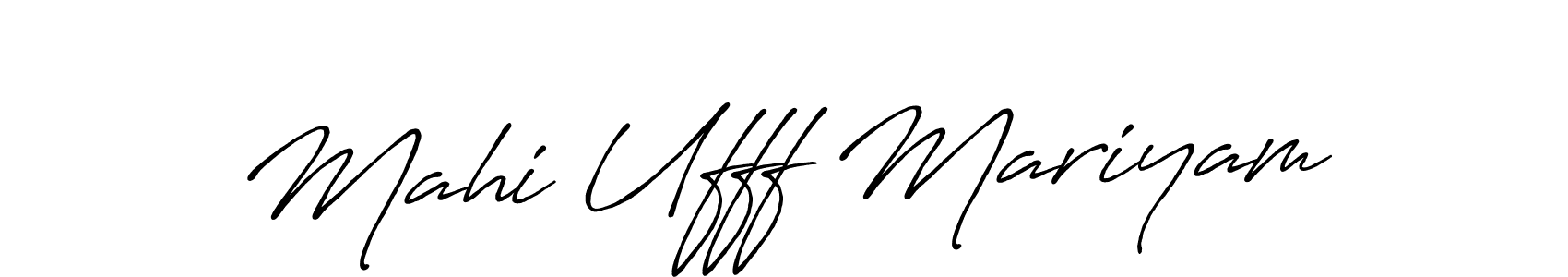 This is the best signature style for the Mahi Ufff Mariyam name. Also you like these signature font (Antro_Vectra_Bolder). Mix name signature. Mahi Ufff Mariyam signature style 7 images and pictures png