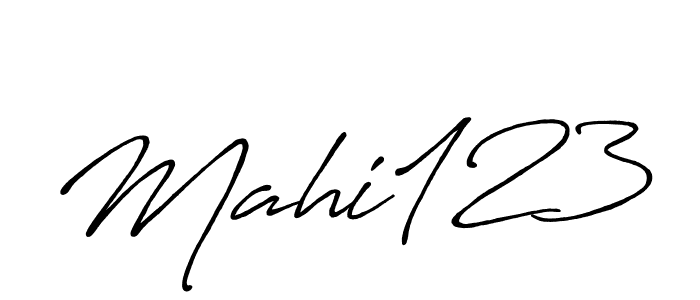 How to Draw Mahi123 signature style? Antro_Vectra_Bolder is a latest design signature styles for name Mahi123. Mahi123 signature style 7 images and pictures png