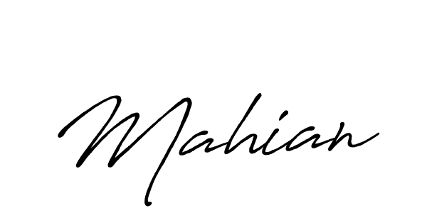 Mahian stylish signature style. Best Handwritten Sign (Antro_Vectra_Bolder) for my name. Handwritten Signature Collection Ideas for my name Mahian. Mahian signature style 7 images and pictures png