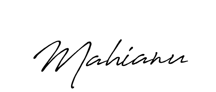if you are searching for the best signature style for your name Mahianu. so please give up your signature search. here we have designed multiple signature styles  using Antro_Vectra_Bolder. Mahianu signature style 7 images and pictures png