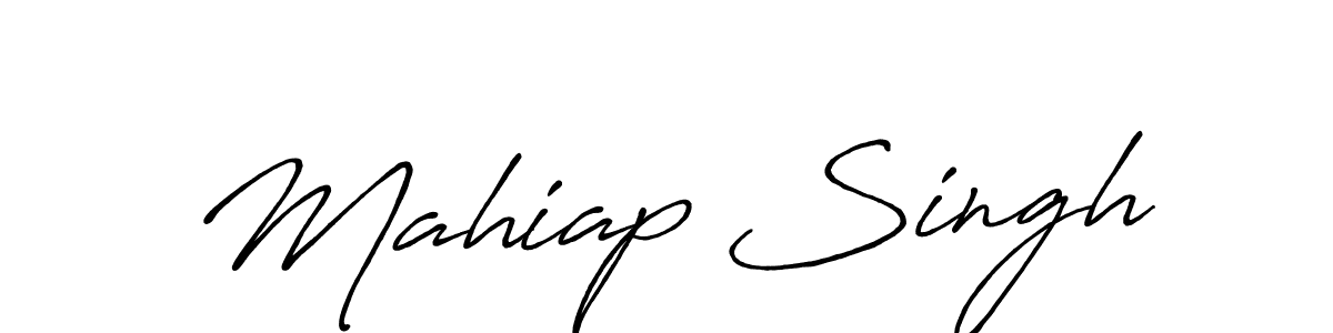 Also we have Mahiap Singh name is the best signature style. Create professional handwritten signature collection using Antro_Vectra_Bolder autograph style. Mahiap Singh signature style 7 images and pictures png