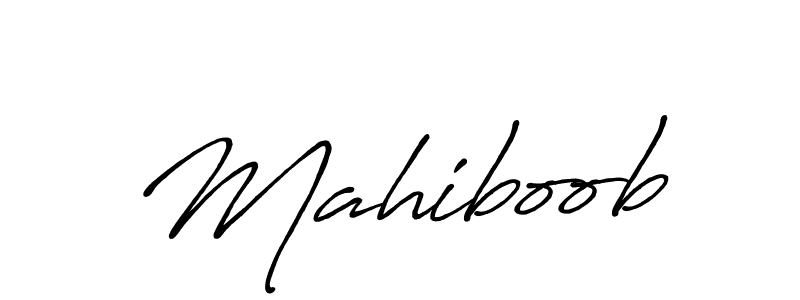 Also we have Mahiboob name is the best signature style. Create professional handwritten signature collection using Antro_Vectra_Bolder autograph style. Mahiboob signature style 7 images and pictures png