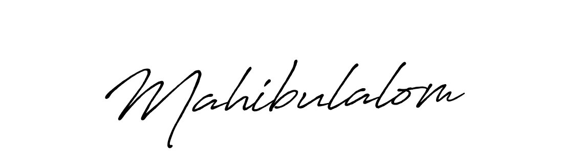 Also we have Mahibulalom name is the best signature style. Create professional handwritten signature collection using Antro_Vectra_Bolder autograph style. Mahibulalom signature style 7 images and pictures png