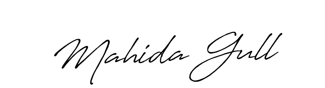 Make a beautiful signature design for name Mahida Gull. With this signature (Antro_Vectra_Bolder) style, you can create a handwritten signature for free. Mahida Gull signature style 7 images and pictures png