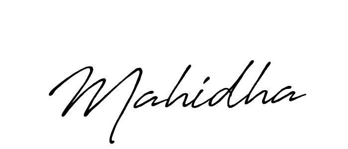 Make a beautiful signature design for name Mahidha. Use this online signature maker to create a handwritten signature for free. Mahidha signature style 7 images and pictures png