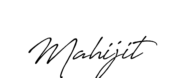 Use a signature maker to create a handwritten signature online. With this signature software, you can design (Antro_Vectra_Bolder) your own signature for name Mahijit. Mahijit signature style 7 images and pictures png