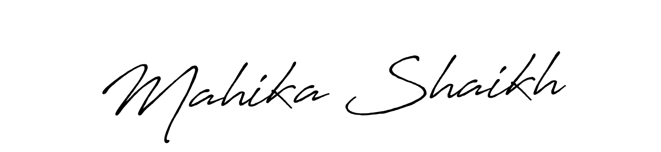 Make a short Mahika Shaikh signature style. Manage your documents anywhere anytime using Antro_Vectra_Bolder. Create and add eSignatures, submit forms, share and send files easily. Mahika Shaikh signature style 7 images and pictures png