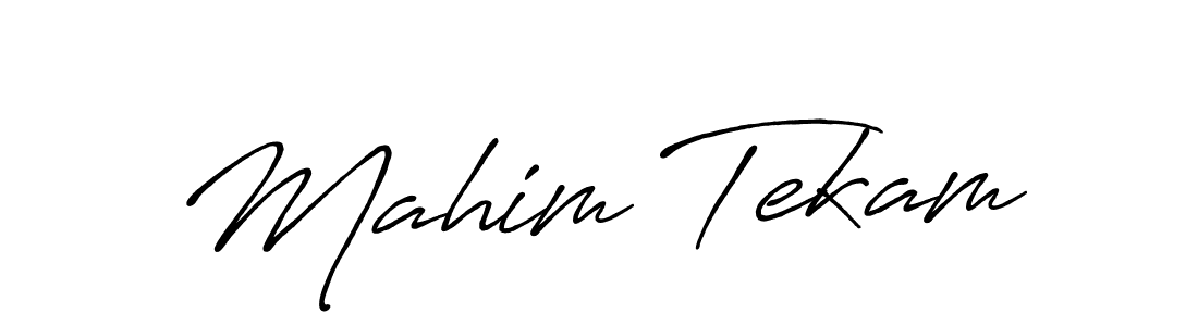 Once you've used our free online signature maker to create your best signature Antro_Vectra_Bolder style, it's time to enjoy all of the benefits that Mahim Tekam name signing documents. Mahim Tekam signature style 7 images and pictures png