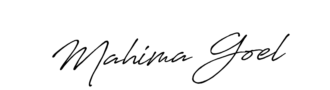 Once you've used our free online signature maker to create your best signature Antro_Vectra_Bolder style, it's time to enjoy all of the benefits that Mahima Goel name signing documents. Mahima Goel signature style 7 images and pictures png
