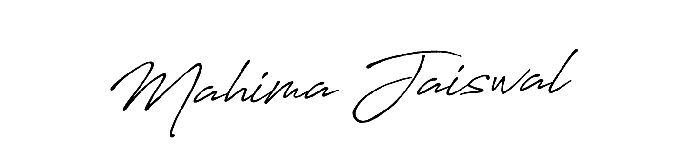 This is the best signature style for the Mahima Jaiswal name. Also you like these signature font (Antro_Vectra_Bolder). Mix name signature. Mahima Jaiswal signature style 7 images and pictures png