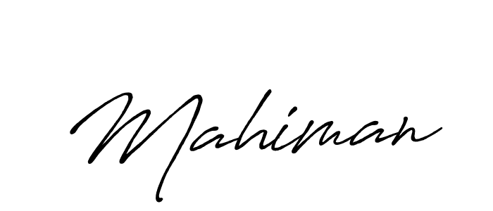 It looks lik you need a new signature style for name Mahiman. Design unique handwritten (Antro_Vectra_Bolder) signature with our free signature maker in just a few clicks. Mahiman signature style 7 images and pictures png
