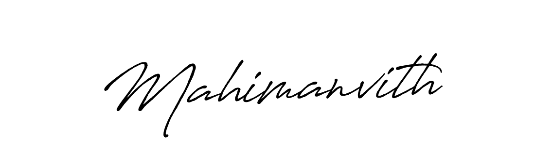 How to Draw Mahimanvith signature style? Antro_Vectra_Bolder is a latest design signature styles for name Mahimanvith. Mahimanvith signature style 7 images and pictures png