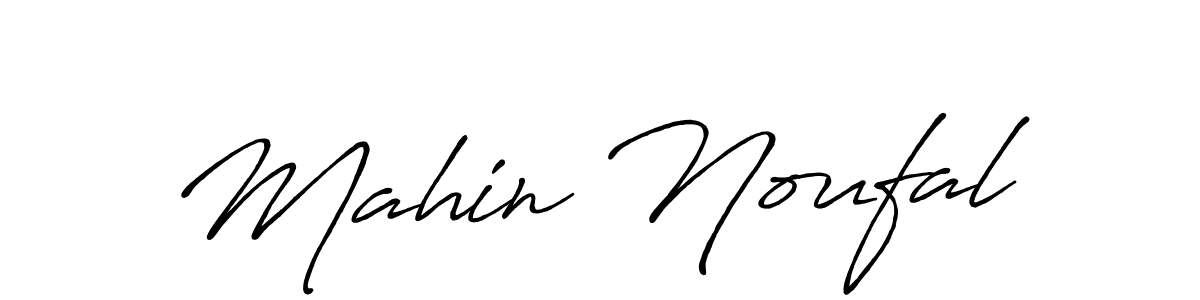 Use a signature maker to create a handwritten signature online. With this signature software, you can design (Antro_Vectra_Bolder) your own signature for name Mahin Noufal. Mahin Noufal signature style 7 images and pictures png