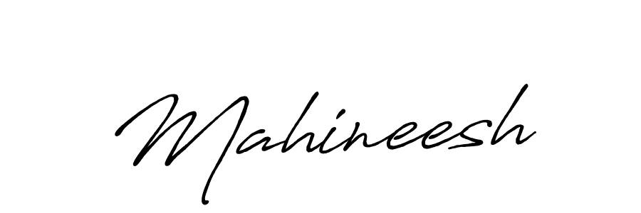 How to make Mahineesh signature? Antro_Vectra_Bolder is a professional autograph style. Create handwritten signature for Mahineesh name. Mahineesh signature style 7 images and pictures png