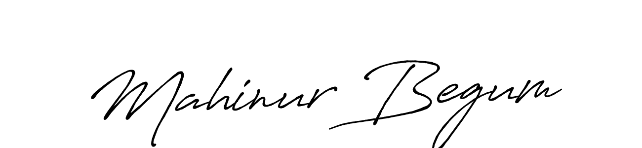 How to make Mahinur Begum name signature. Use Antro_Vectra_Bolder style for creating short signs online. This is the latest handwritten sign. Mahinur Begum signature style 7 images and pictures png