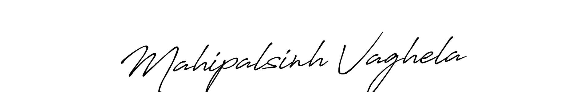 Use a signature maker to create a handwritten signature online. With this signature software, you can design (Antro_Vectra_Bolder) your own signature for name Mahipalsinh Vaghela. Mahipalsinh Vaghela signature style 7 images and pictures png