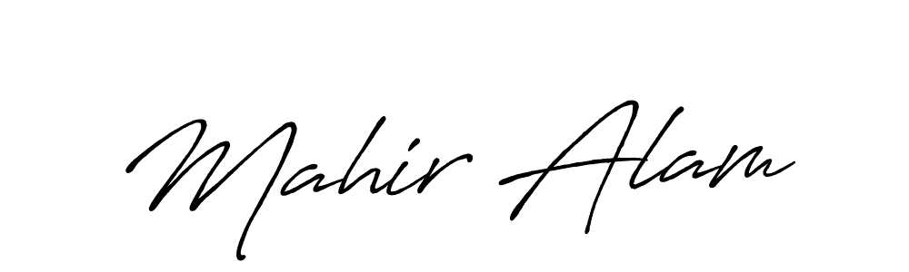 How to Draw Mahir Alam signature style? Antro_Vectra_Bolder is a latest design signature styles for name Mahir Alam. Mahir Alam signature style 7 images and pictures png