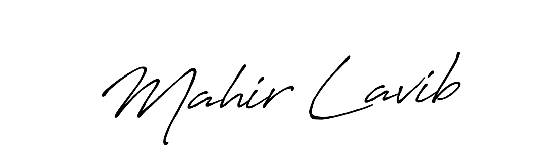 It looks lik you need a new signature style for name Mahir Lavib. Design unique handwritten (Antro_Vectra_Bolder) signature with our free signature maker in just a few clicks. Mahir Lavib signature style 7 images and pictures png