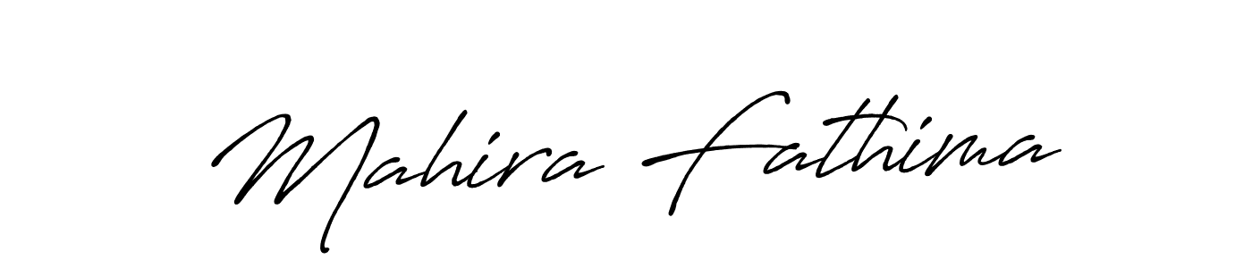 How to make Mahira Fathima signature? Antro_Vectra_Bolder is a professional autograph style. Create handwritten signature for Mahira Fathima name. Mahira Fathima signature style 7 images and pictures png