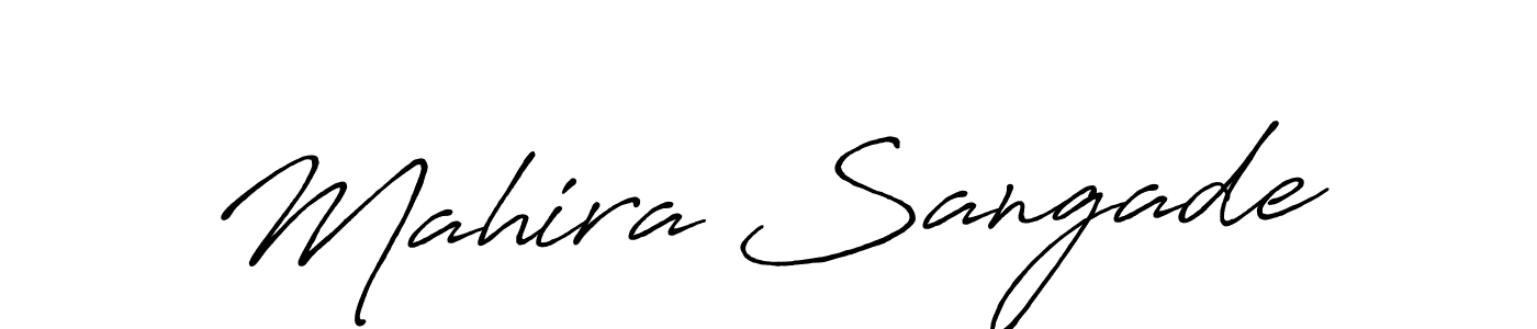 Similarly Antro_Vectra_Bolder is the best handwritten signature design. Signature creator online .You can use it as an online autograph creator for name Mahira Sangade. Mahira Sangade signature style 7 images and pictures png