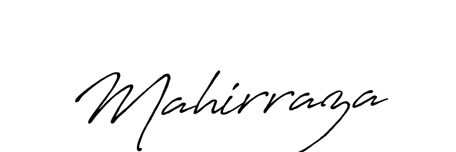 You should practise on your own different ways (Antro_Vectra_Bolder) to write your name (Mahirraza) in signature. don't let someone else do it for you. Mahirraza signature style 7 images and pictures png