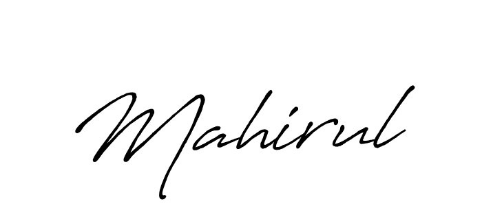 Similarly Antro_Vectra_Bolder is the best handwritten signature design. Signature creator online .You can use it as an online autograph creator for name Mahirul. Mahirul signature style 7 images and pictures png