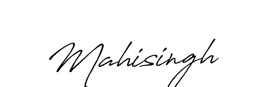 The best way (Antro_Vectra_Bolder) to make a short signature is to pick only two or three words in your name. The name Mahisingh include a total of six letters. For converting this name. Mahisingh signature style 7 images and pictures png