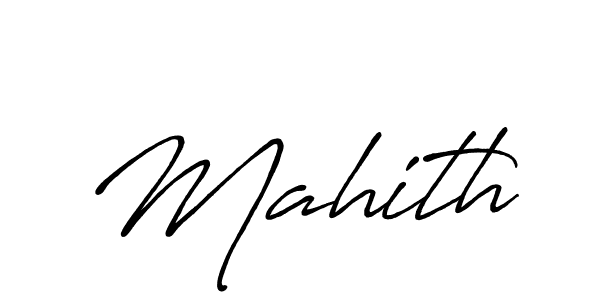 How to make Mahith name signature. Use Antro_Vectra_Bolder style for creating short signs online. This is the latest handwritten sign. Mahith signature style 7 images and pictures png