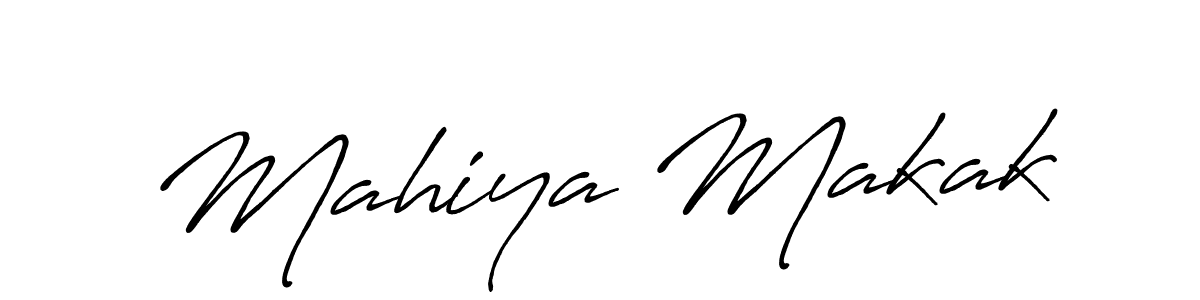 It looks lik you need a new signature style for name Mahiya Makak. Design unique handwritten (Antro_Vectra_Bolder) signature with our free signature maker in just a few clicks. Mahiya Makak signature style 7 images and pictures png