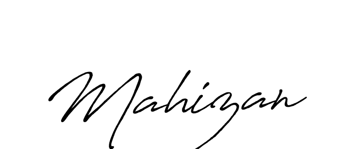 Create a beautiful signature design for name Mahizan. With this signature (Antro_Vectra_Bolder) fonts, you can make a handwritten signature for free. Mahizan signature style 7 images and pictures png