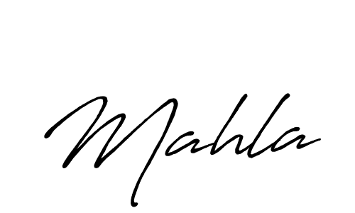 Create a beautiful signature design for name Mahla. With this signature (Antro_Vectra_Bolder) fonts, you can make a handwritten signature for free. Mahla signature style 7 images and pictures png