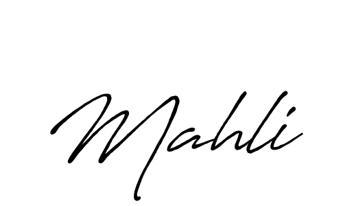 Make a beautiful signature design for name Mahli. With this signature (Antro_Vectra_Bolder) style, you can create a handwritten signature for free. Mahli signature style 7 images and pictures png