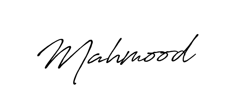 How to make Mahmood  name signature. Use Antro_Vectra_Bolder style for creating short signs online. This is the latest handwritten sign. Mahmood  signature style 7 images and pictures png