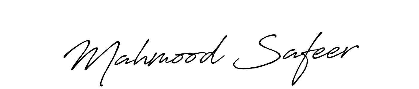 Mahmood Safeer stylish signature style. Best Handwritten Sign (Antro_Vectra_Bolder) for my name. Handwritten Signature Collection Ideas for my name Mahmood Safeer. Mahmood Safeer signature style 7 images and pictures png
