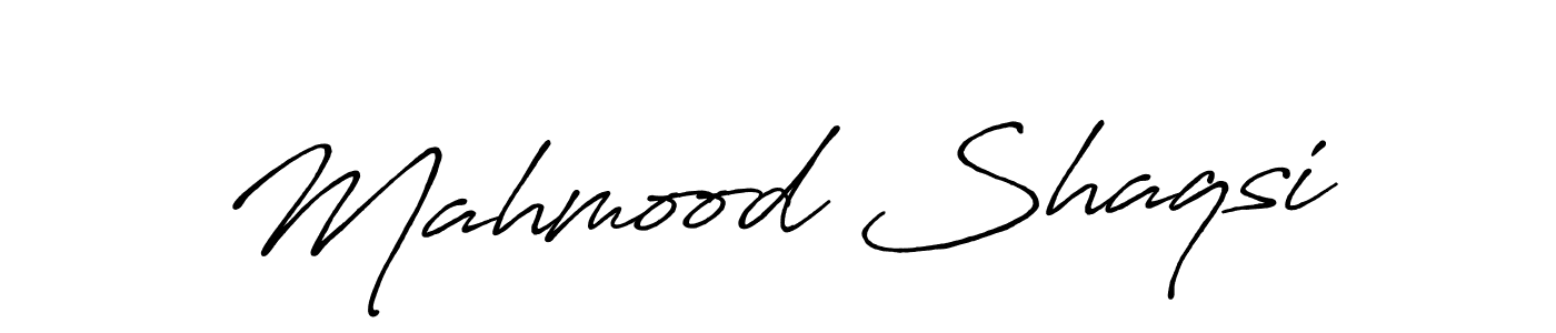 Make a beautiful signature design for name Mahmood Shaqsi. With this signature (Antro_Vectra_Bolder) style, you can create a handwritten signature for free. Mahmood Shaqsi signature style 7 images and pictures png