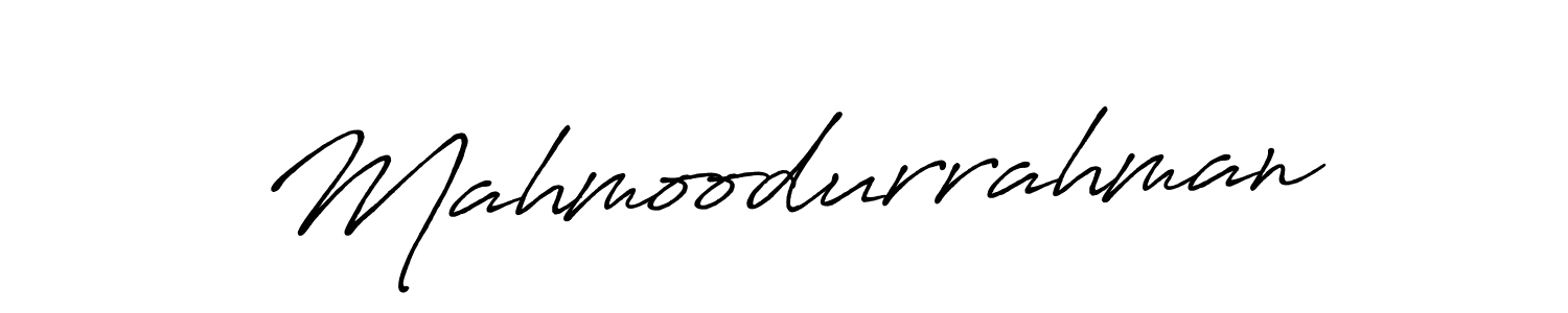 Mahmoodurrahman stylish signature style. Best Handwritten Sign (Antro_Vectra_Bolder) for my name. Handwritten Signature Collection Ideas for my name Mahmoodurrahman. Mahmoodurrahman signature style 7 images and pictures png