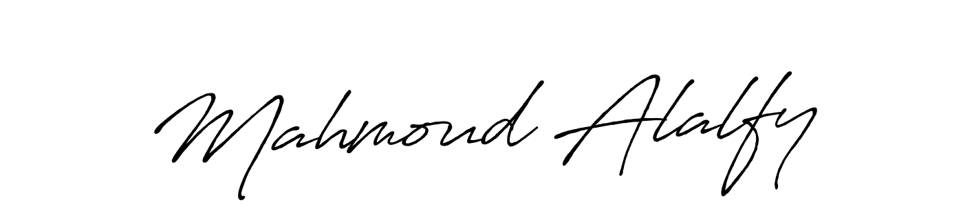 Design your own signature with our free online signature maker. With this signature software, you can create a handwritten (Antro_Vectra_Bolder) signature for name Mahmoud Alalfy. Mahmoud Alalfy signature style 7 images and pictures png