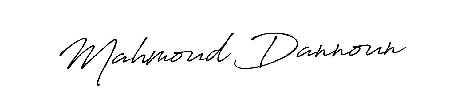 Design your own signature with our free online signature maker. With this signature software, you can create a handwritten (Antro_Vectra_Bolder) signature for name Mahmoud Dannoun. Mahmoud Dannoun signature style 7 images and pictures png