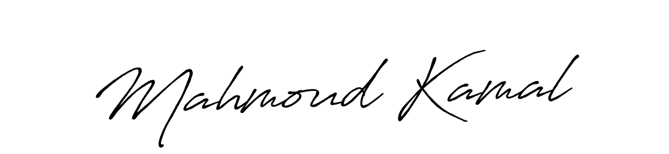 Mahmoud Kamal stylish signature style. Best Handwritten Sign (Antro_Vectra_Bolder) for my name. Handwritten Signature Collection Ideas for my name Mahmoud Kamal. Mahmoud Kamal signature style 7 images and pictures png