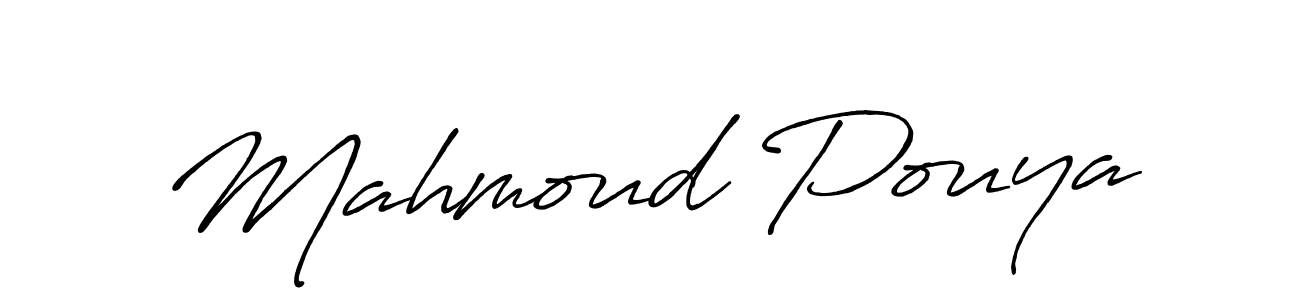 Use a signature maker to create a handwritten signature online. With this signature software, you can design (Antro_Vectra_Bolder) your own signature for name Mahmoud Pouya. Mahmoud Pouya signature style 7 images and pictures png