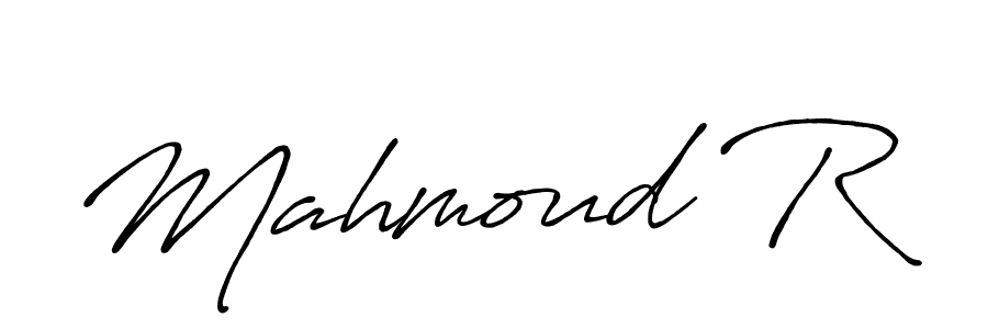 How to make Mahmoud R signature? Antro_Vectra_Bolder is a professional autograph style. Create handwritten signature for Mahmoud R name. Mahmoud R signature style 7 images and pictures png