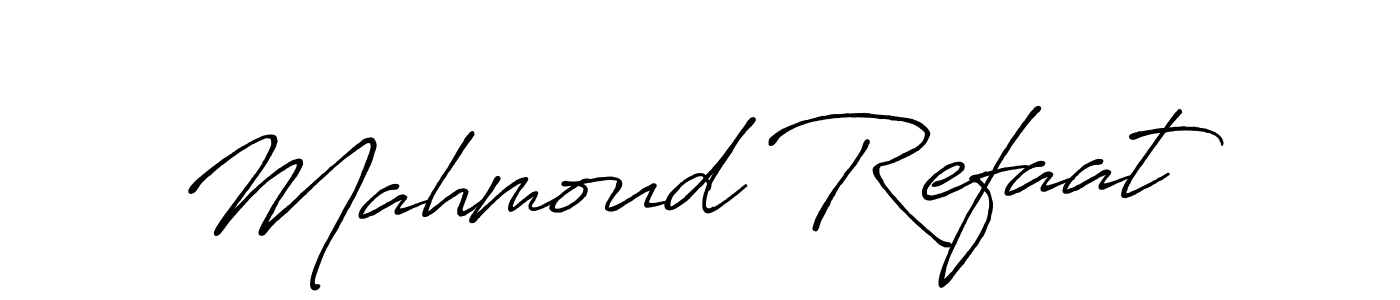 Make a short Mahmoud Refaat signature style. Manage your documents anywhere anytime using Antro_Vectra_Bolder. Create and add eSignatures, submit forms, share and send files easily. Mahmoud Refaat signature style 7 images and pictures png
