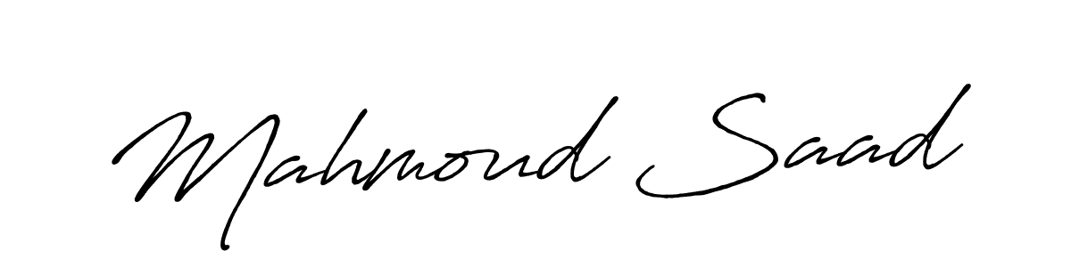 It looks lik you need a new signature style for name Mahmoud Saad. Design unique handwritten (Antro_Vectra_Bolder) signature with our free signature maker in just a few clicks. Mahmoud Saad signature style 7 images and pictures png