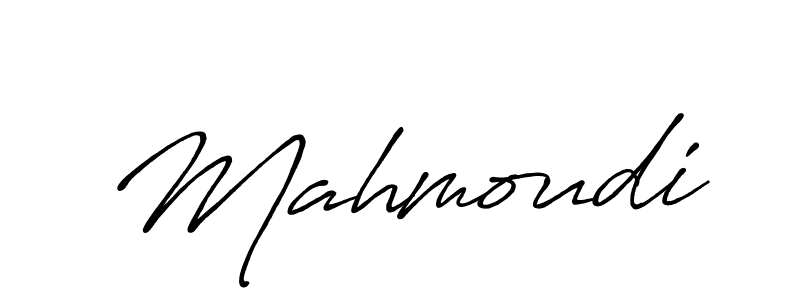 Design your own signature with our free online signature maker. With this signature software, you can create a handwritten (Antro_Vectra_Bolder) signature for name Mahmoudi. Mahmoudi signature style 7 images and pictures png